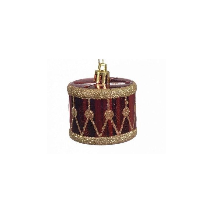 TAMBURO DA APPENDERE RED GOLD 4CM